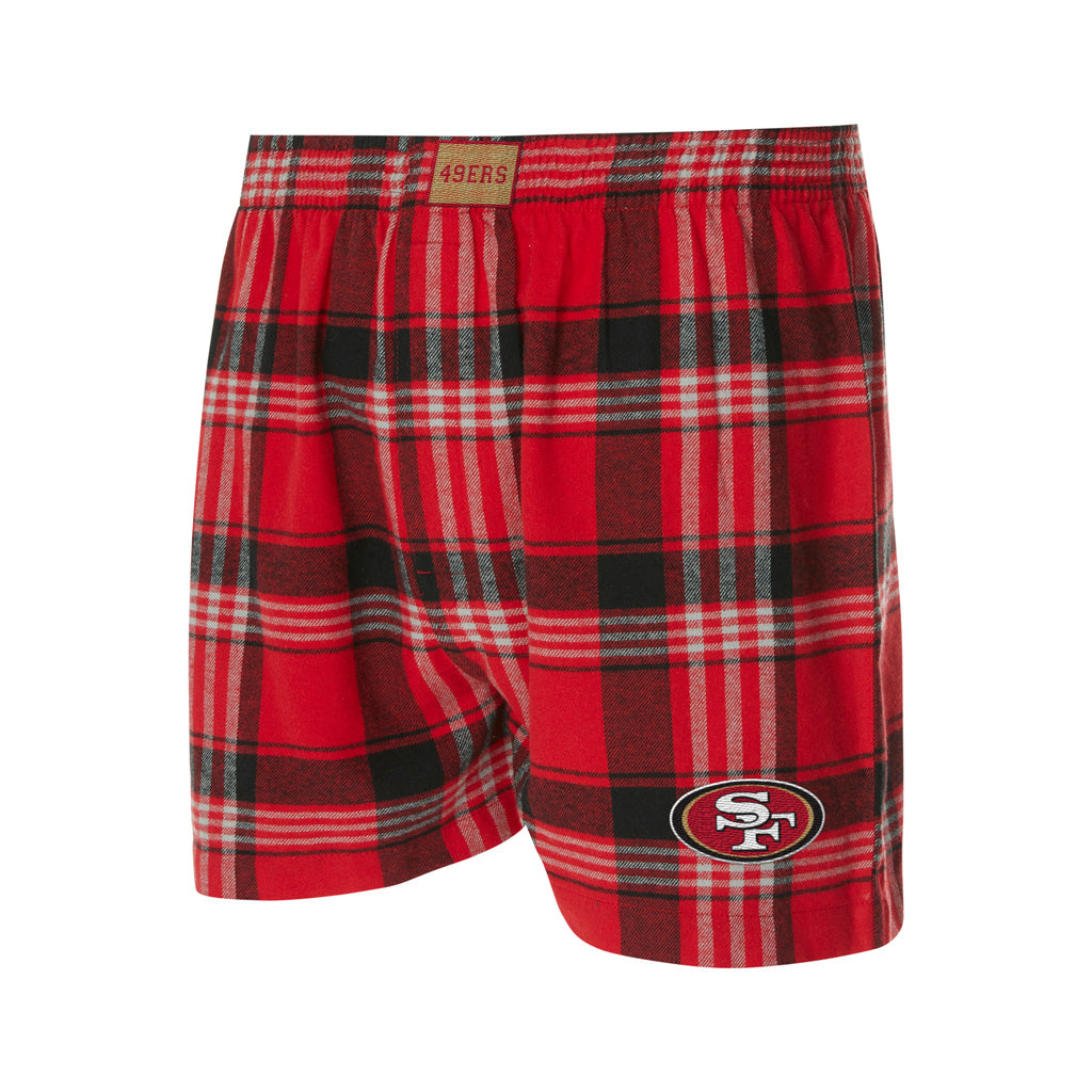 NFL San Francisco 49ers College Concepts Region Boxer Shorts - Black