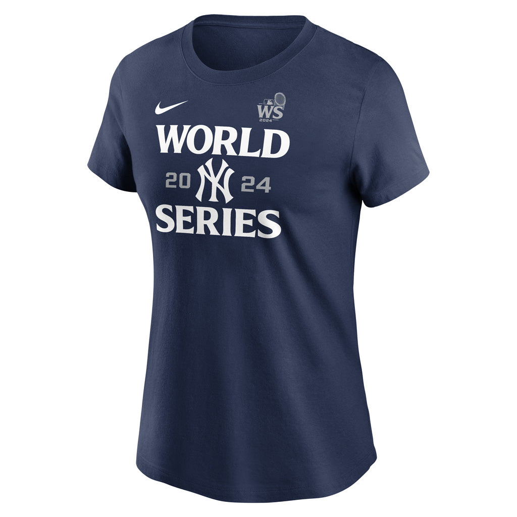 MLB New York Yankees Women&#39;s Nike 2024 World Series Participant Essential T-Shirt