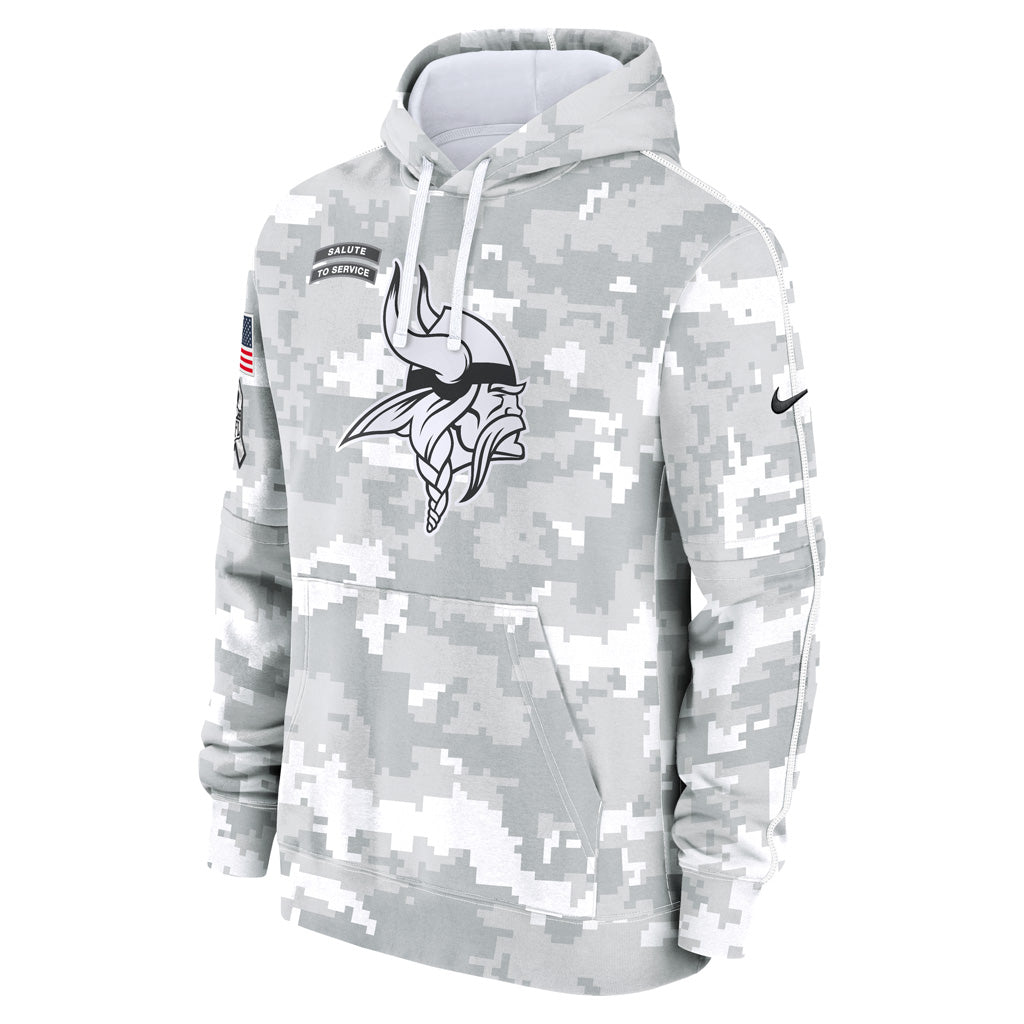 NFL Minnesota Vikings Nike 2024 Salute to Service Club Hoodie