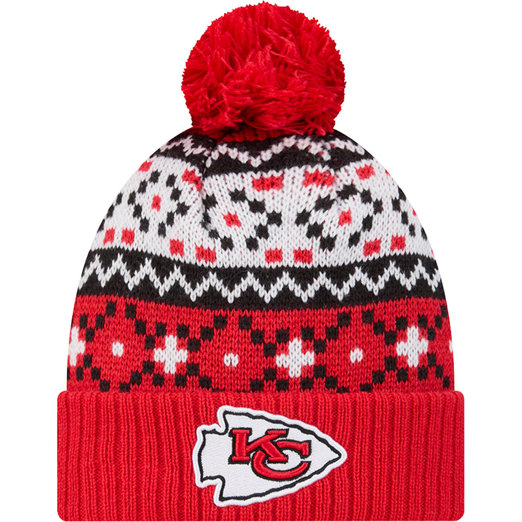 NFL Kansas City Chiefs New Era Nostalgia Knit Hat