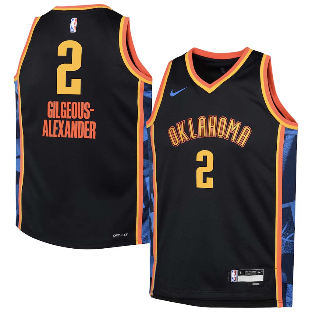 NBA Oklahoma City Thunder Shai Gilgeous-Alexander Youth Nike 2024/25 City Edition Swingman Jersey