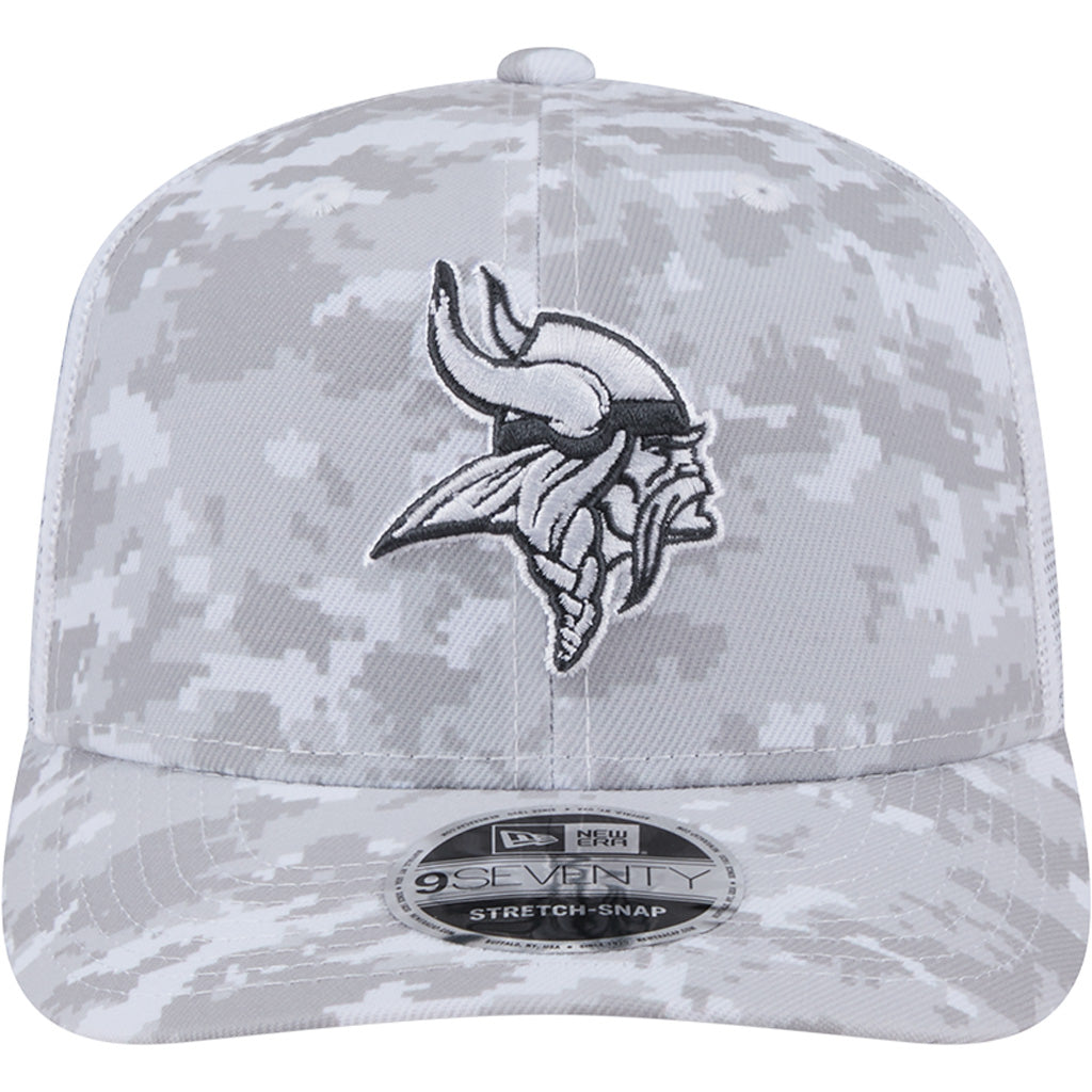 NFL Minnesota Vikings New Era 2024 Salute to Service 9SEVENTY Stretch-Snapback Hat