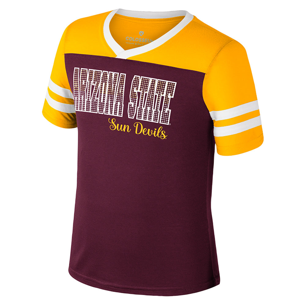 NCAA Arizona State Sun Devils Girl&#39;s Colosseum Space Opera Tee