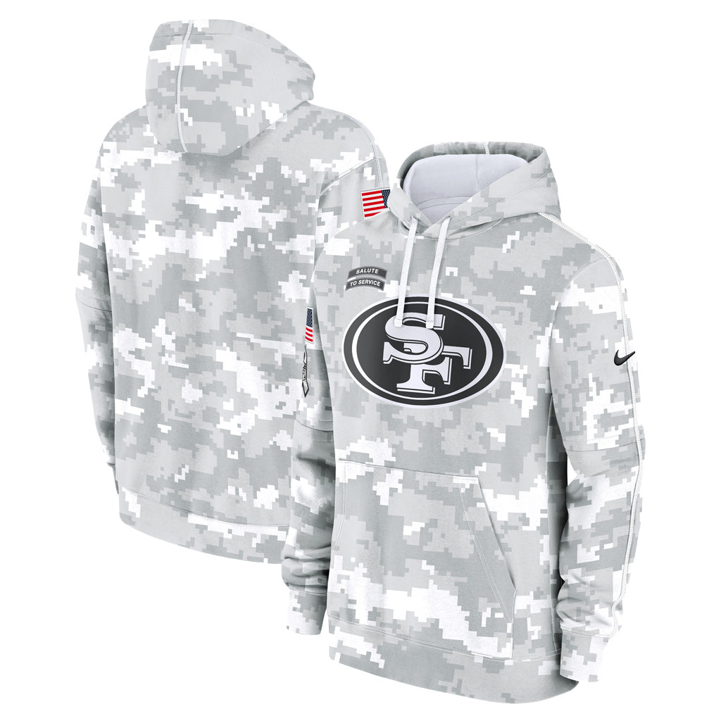 NFL San Francisco 49ers Nike 2024 Salute to Service Club Hoodie