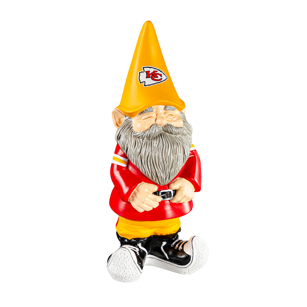 NFL Kansas City Chiefs Evergreen 11&quot; Garden Gnome Statue