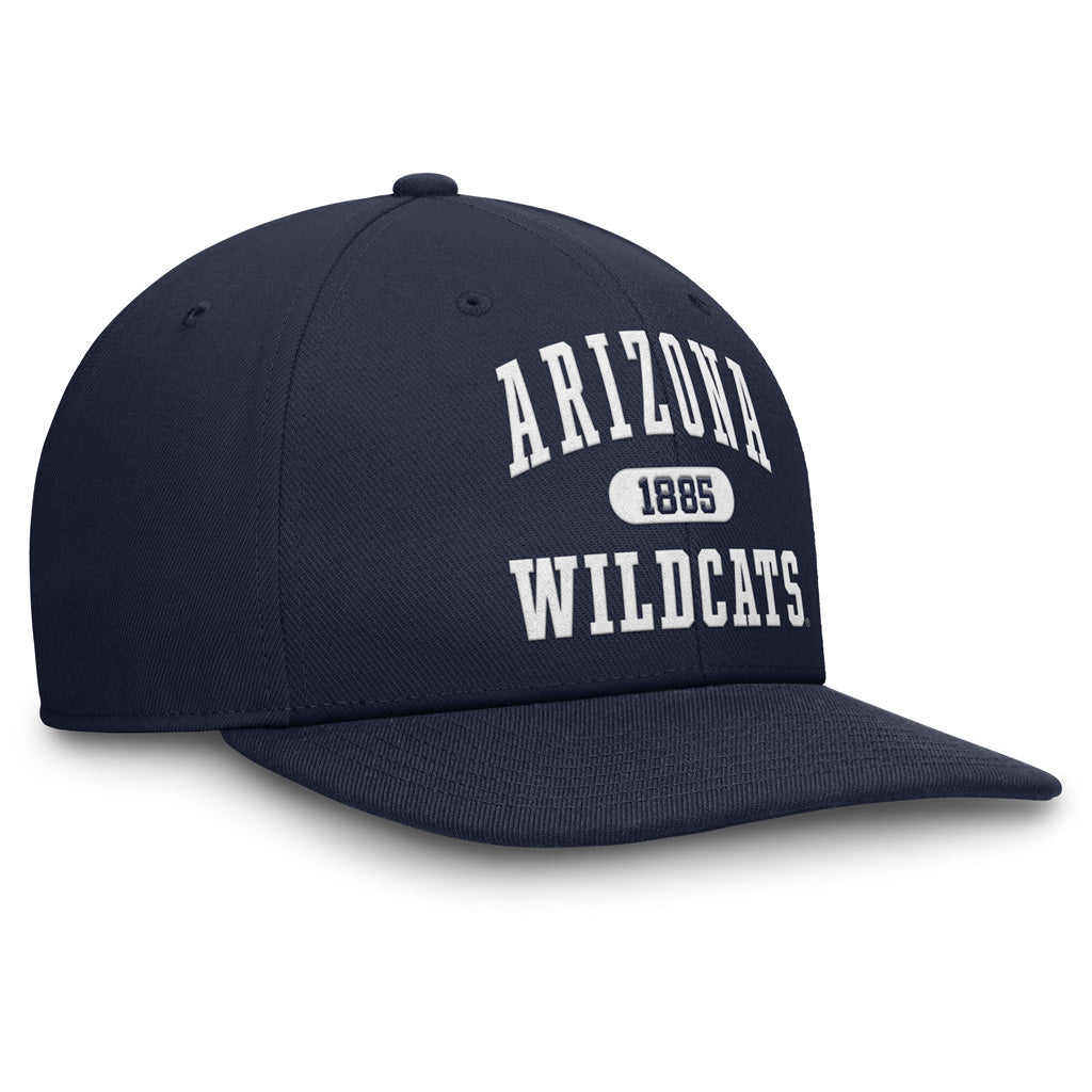 NCAA Arizona Wildcats Nike Est. Wordmark Snapback Hat - Navy