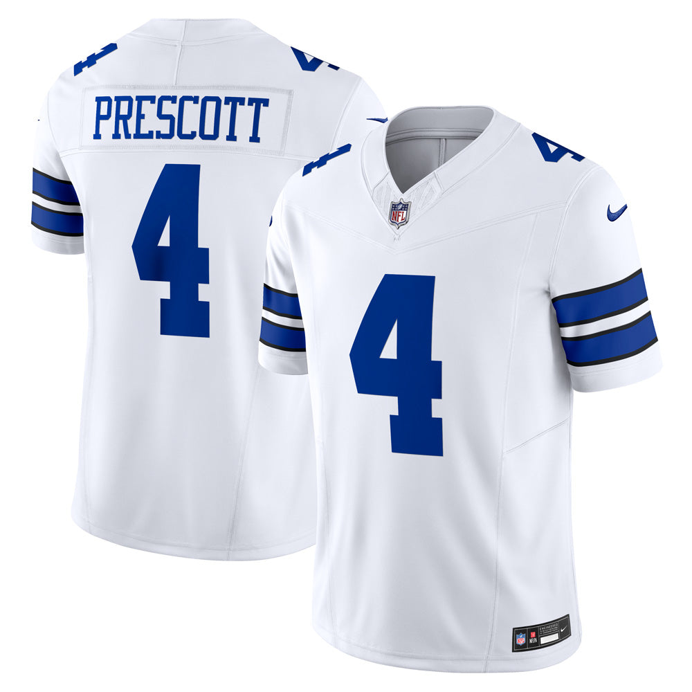 NFL Dallas Cowboys Dak Prescott Nike 2023/24 Road Vapor F.U.S.E. Limited Jersey