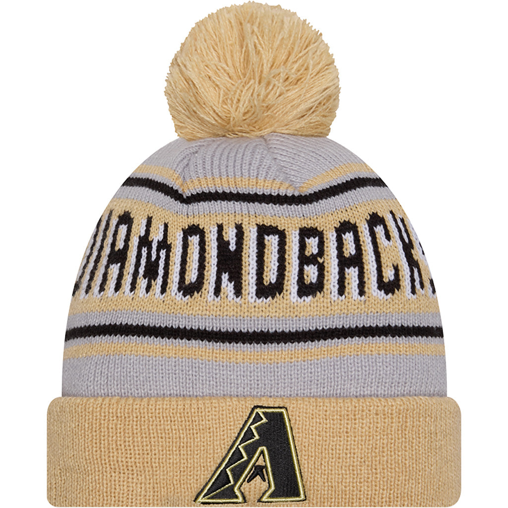 MLB Arizona Diamondbacks New Era Pom Wordmark Knit Hat