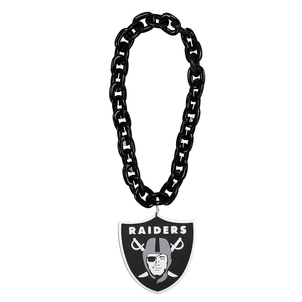 NFL Las Vegas Raiders Aminco Large Fan Chain Necklace