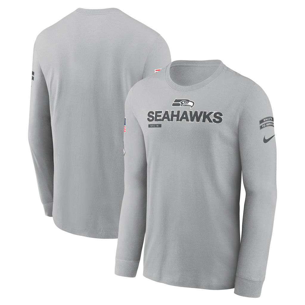 NFL Seattle Seahawks Nike 2024 Salute to Service Long Sleeve Tee