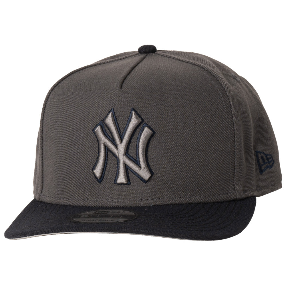 MLB New York Yankees New Era 2 Tone Graphite A-Frame 9FIFTY Snapback