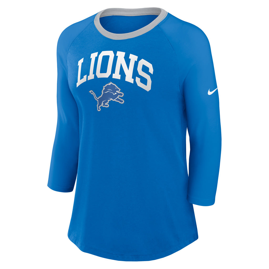 NFL Detroit Lions Women&#39;s Nike Fashion 3/4 Sleeve Tee