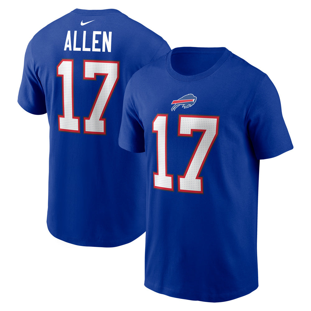 NFL Buffalo Bills Josh Allen Nike Player Pride Name &amp; Number Tee