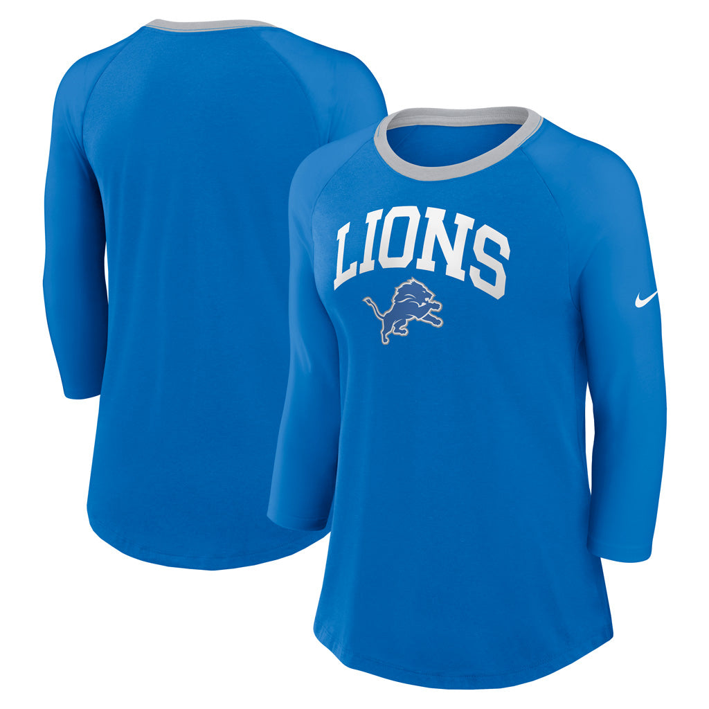 NFL Detroit Lions Women&#39;s Nike Fashion 3/4 Sleeve Tee