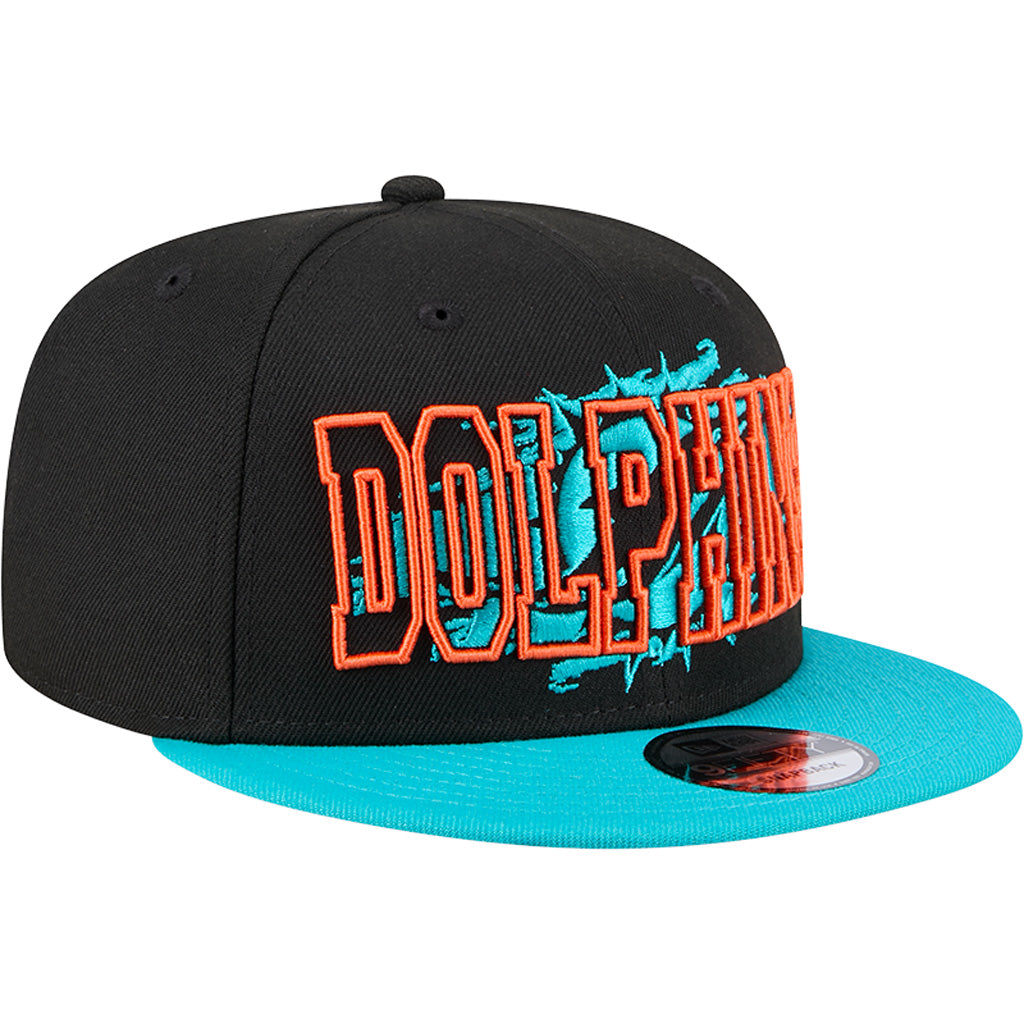 NFL Miami Dolphins New Era Splatter 9FIFTY Snapback Hat