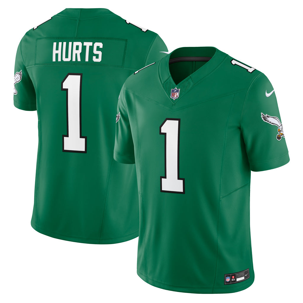 NFL Philadelphia Eagles Jalen Hurts Nike Throwback Vapor F.U.S.E Limited Jersey