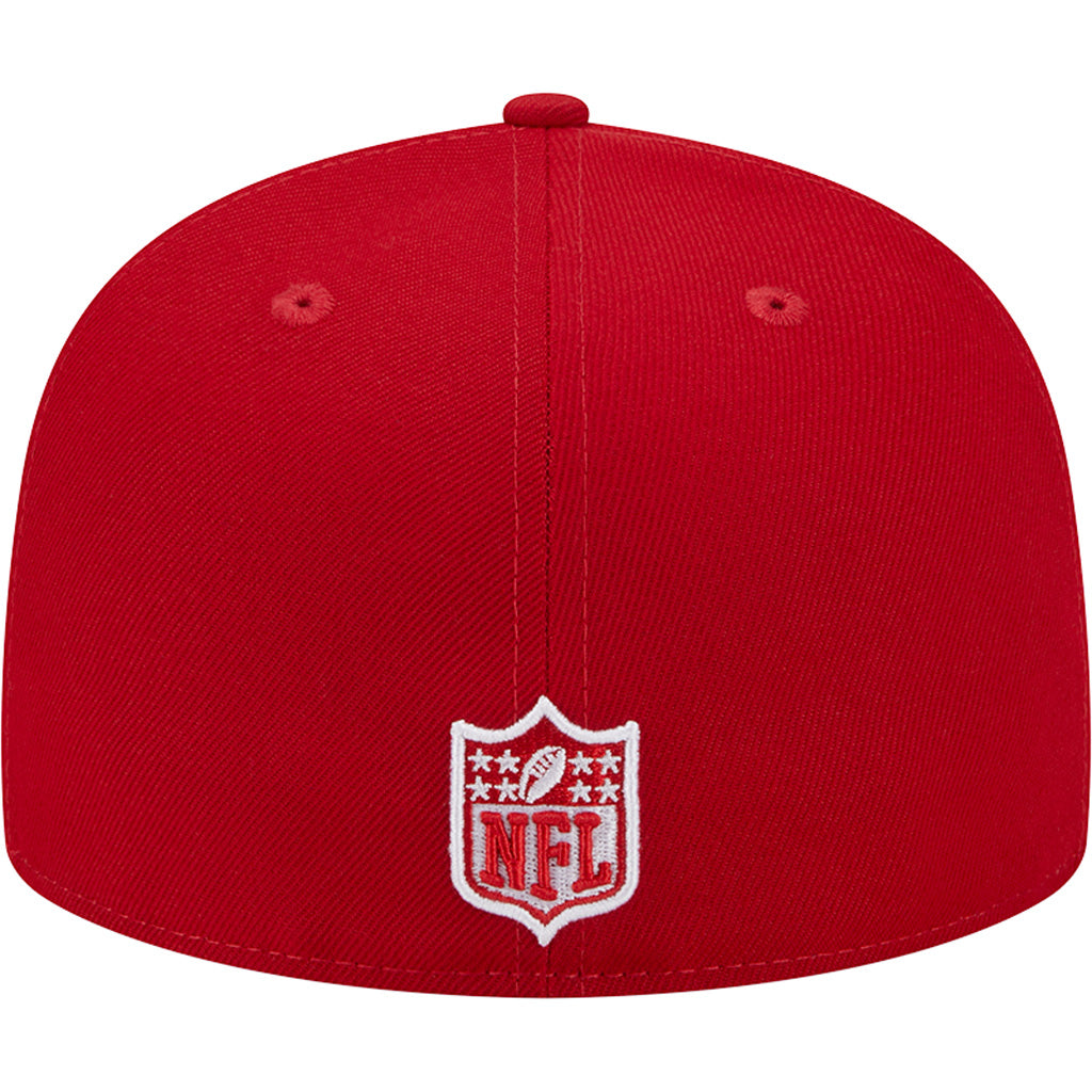 NFL San Francisco 49ers New Era Scarlet Side Patch 59FIFTY Hat