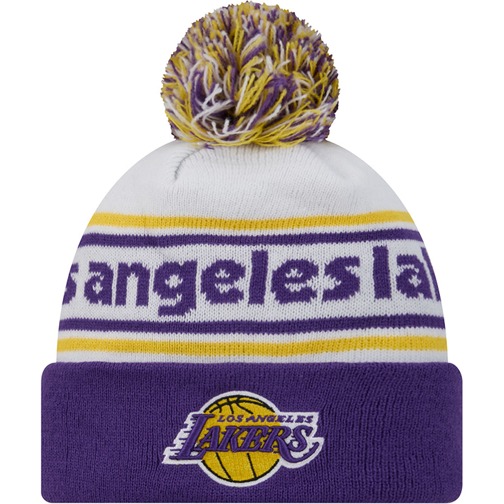 NBA Los Angeles Lakers New Era 2024 Banded Knit Hat