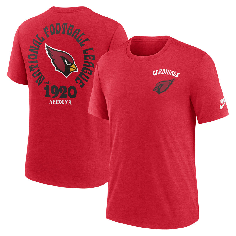 NFL Arizona Cardinals Nike 2-Hit Triblend Tee