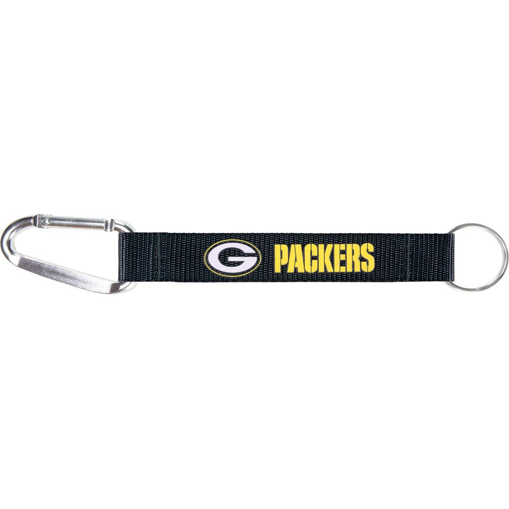 NFL Green Bay Packers Aminco Carabiner Lanyard Keychain