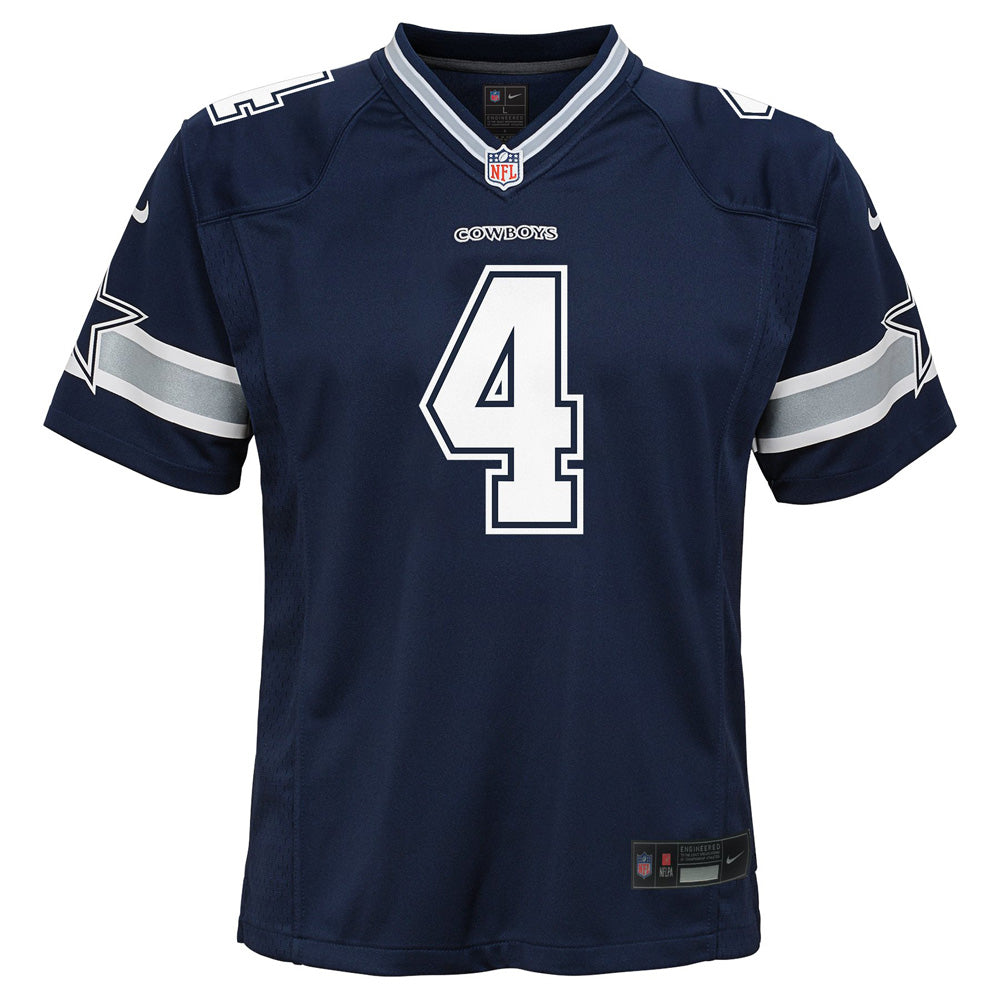 NFL Dallas Cowboys Dak Prescott Youth Nike Home Game Jersey