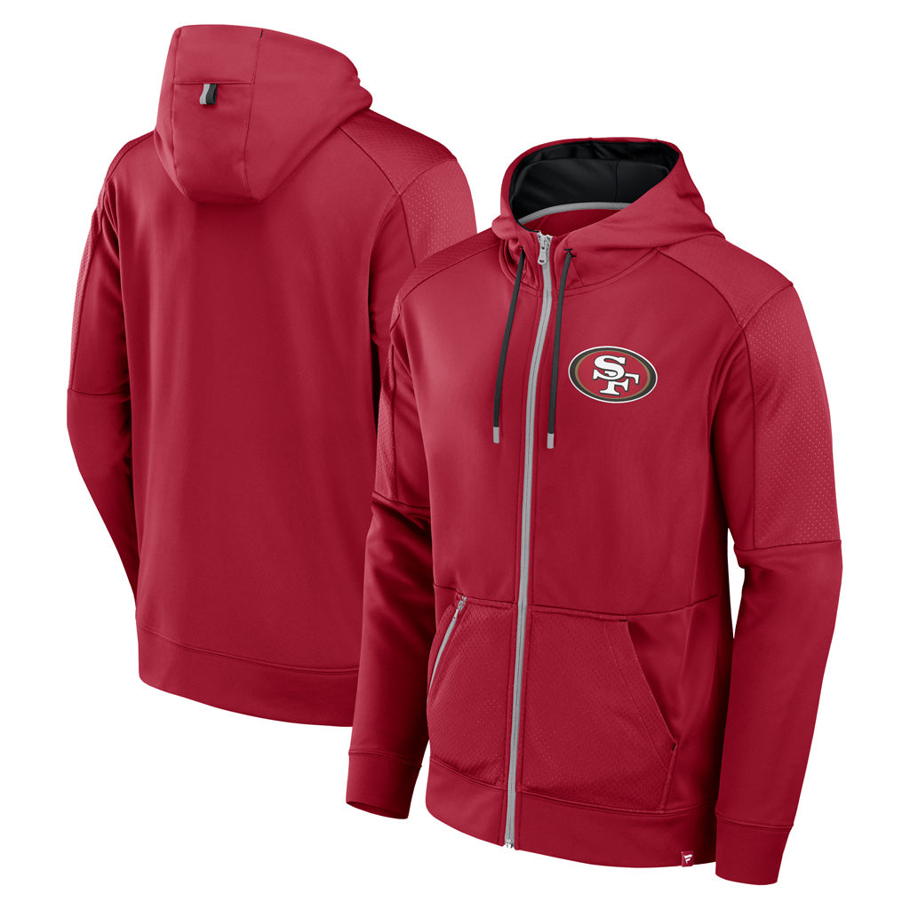 NFL San Francisco 49ers Fanatics Defender Full Zip Hoodie