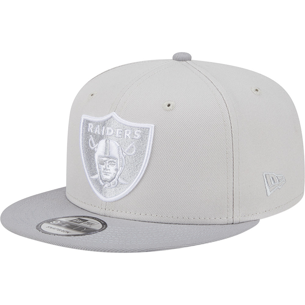 NFL Las Vegas Raiders New Era Two-Tone Color Pack Overcast 9FIFTY Snapback