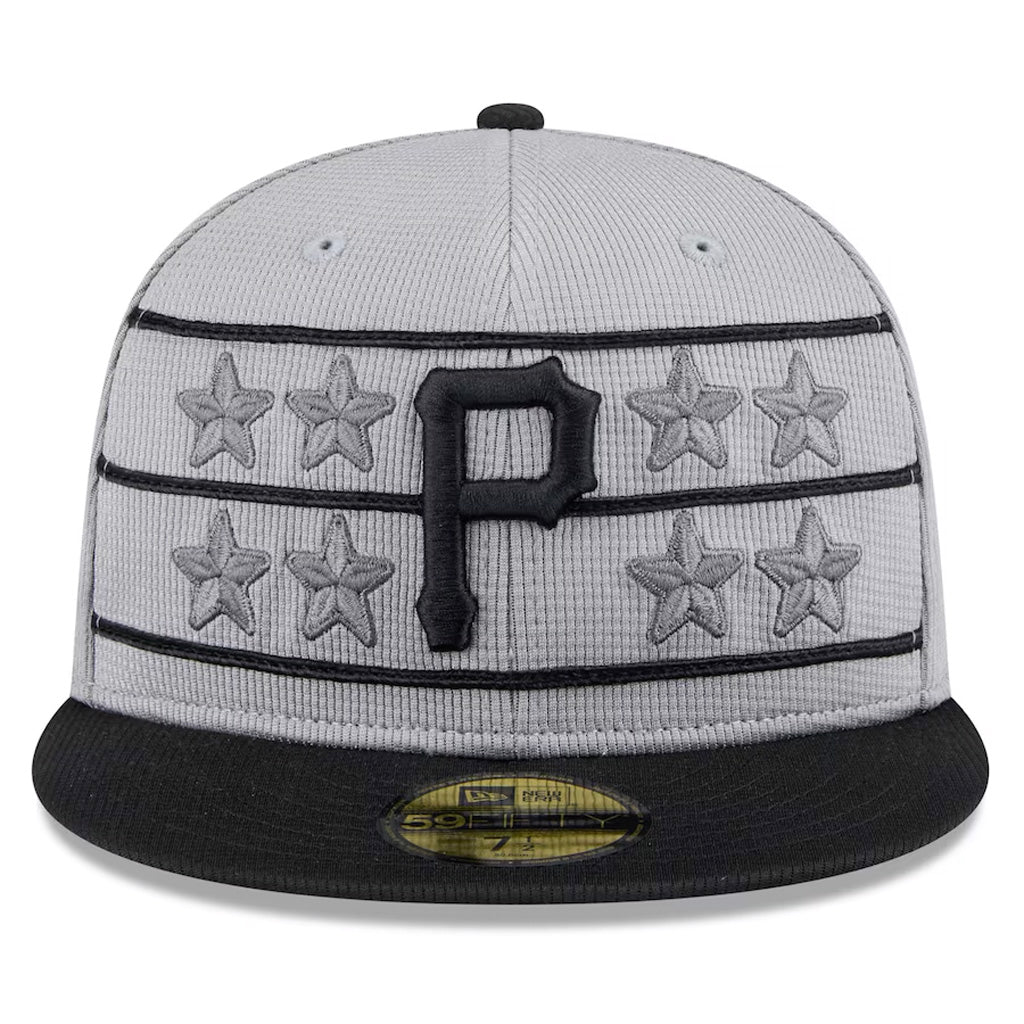 MLB Pittsburgh Pirates New Era 2025 Graphite Batting Practice 59FIFTY Fitted Hat - Graphite