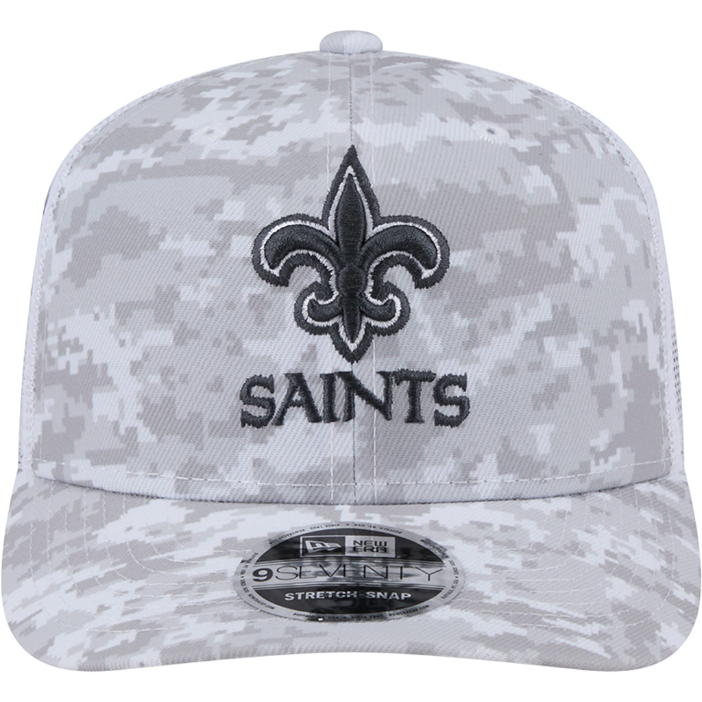 NFL New Orleans Saints New Era 2024 Salute to Service 9SEVENTY Stretch-Snapback Hat