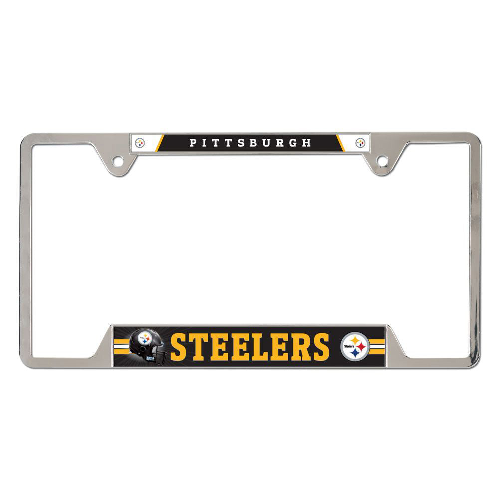 NFL Pittsburgh Steelers WinCraft Metal License Plate Frame