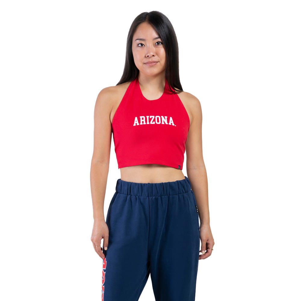 NCAA Arizona Wildcats Women&#39;s Hype &amp; Vice Wordmark Tailgate Top