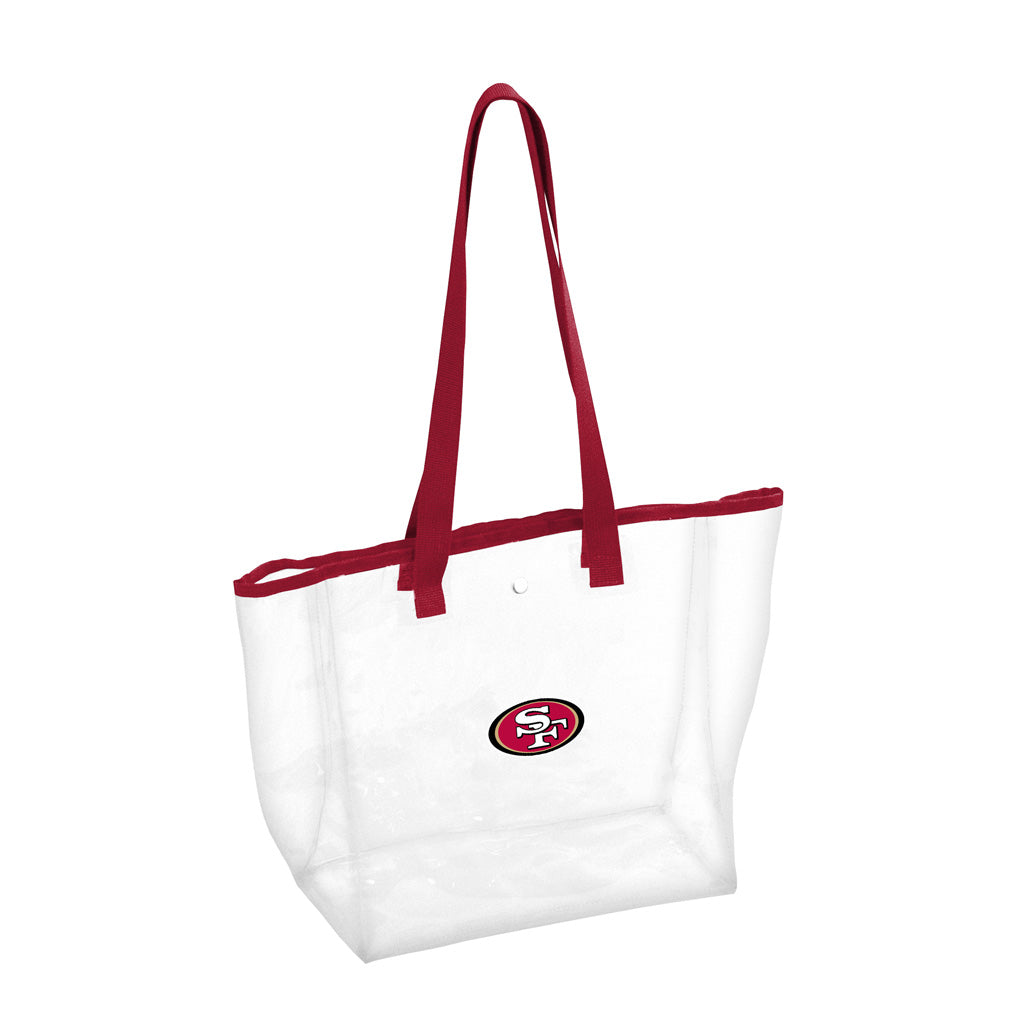 NFL San Francisco 49ers Logo Brands Stadium Clear Gameday Tote