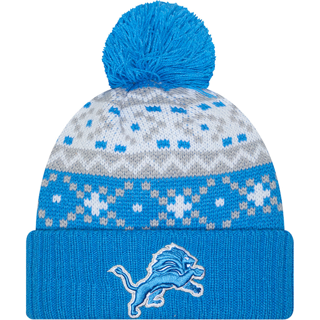 NFL Detroit Lions New Era Nostalgia Knit Hat