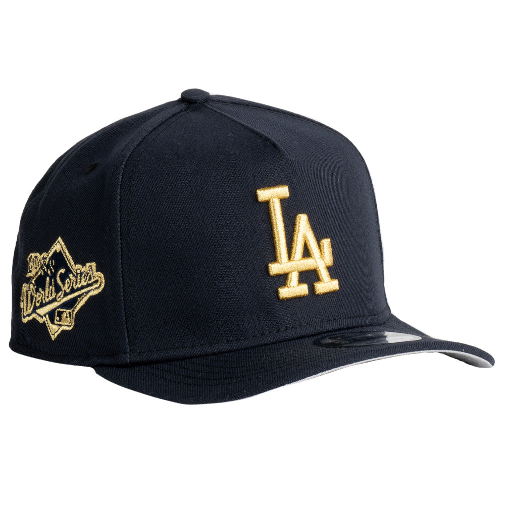 MLB Los Angeles Dodgers New Era Navy &amp; Gold A-Frame 9FIFTY Snapback Hat