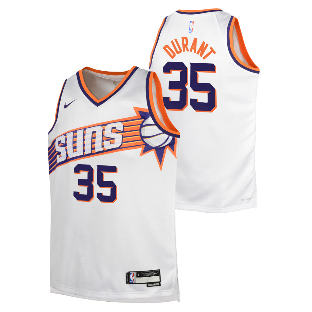 NBA Phoenix Suns Kevin Durant Youth Nike Association Swingman Jersey