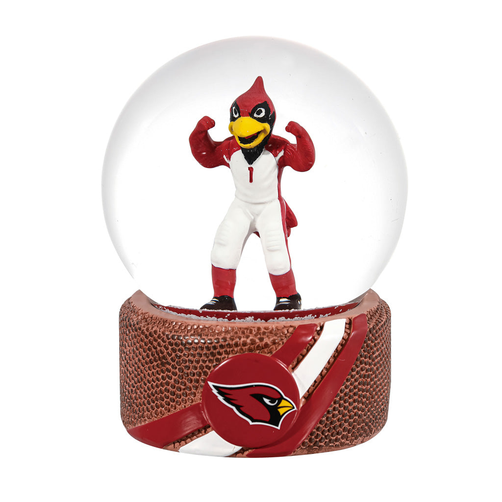 NFL Arizona Cardinals Evergreen Glass Water Globe