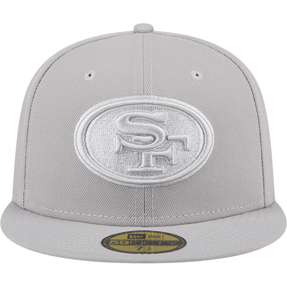 NFL San Francisco 49ers New Era Gray on Gray 59FIFTY Fitted