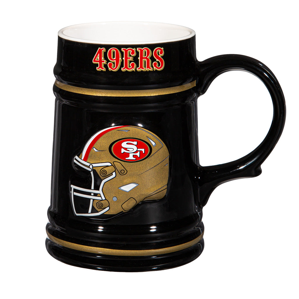 NFL San Francisco 49ers Evergreen 24oz Ceramic Stein Cup