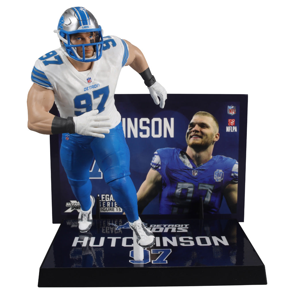 NFL Detroit Lions Aiden Hutchinson McFarlane 7&quot; Platinum Collectible Figure