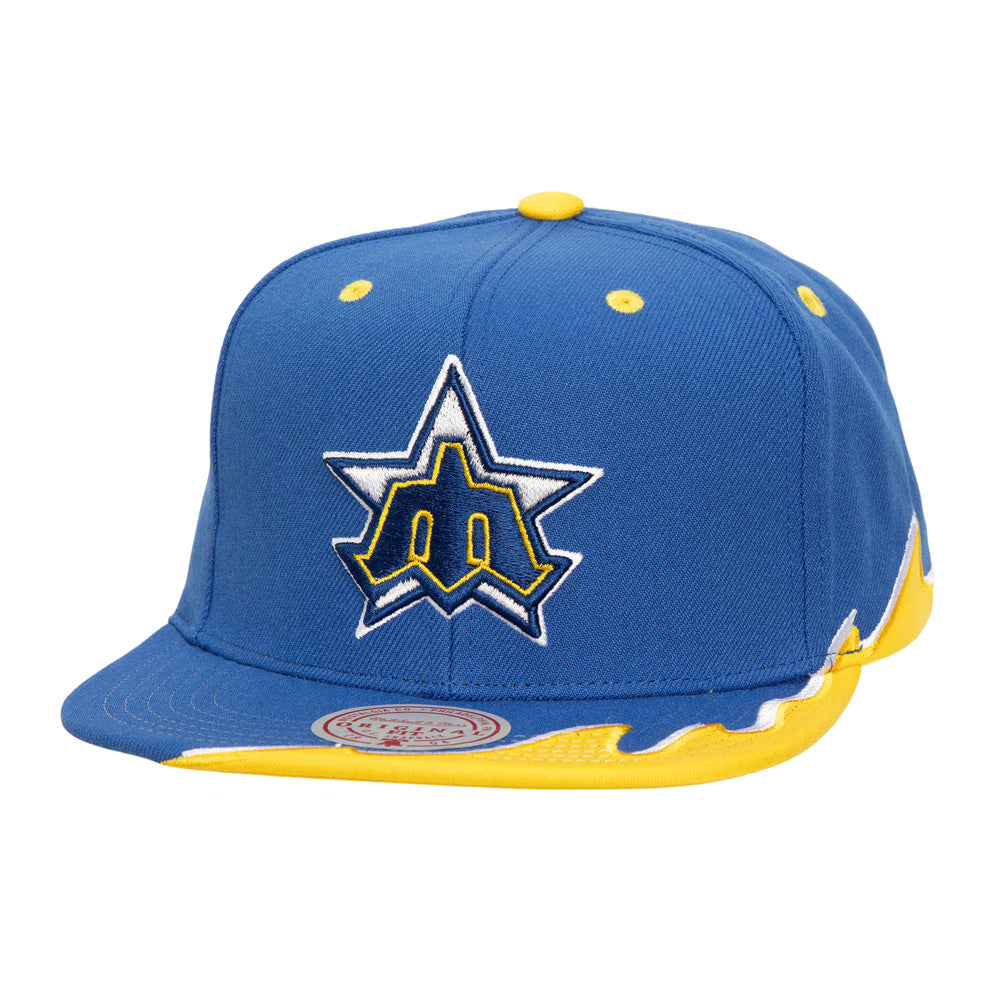 MLB Seattle Mariners Mitchell &amp; Ness Rising Tide Snapback