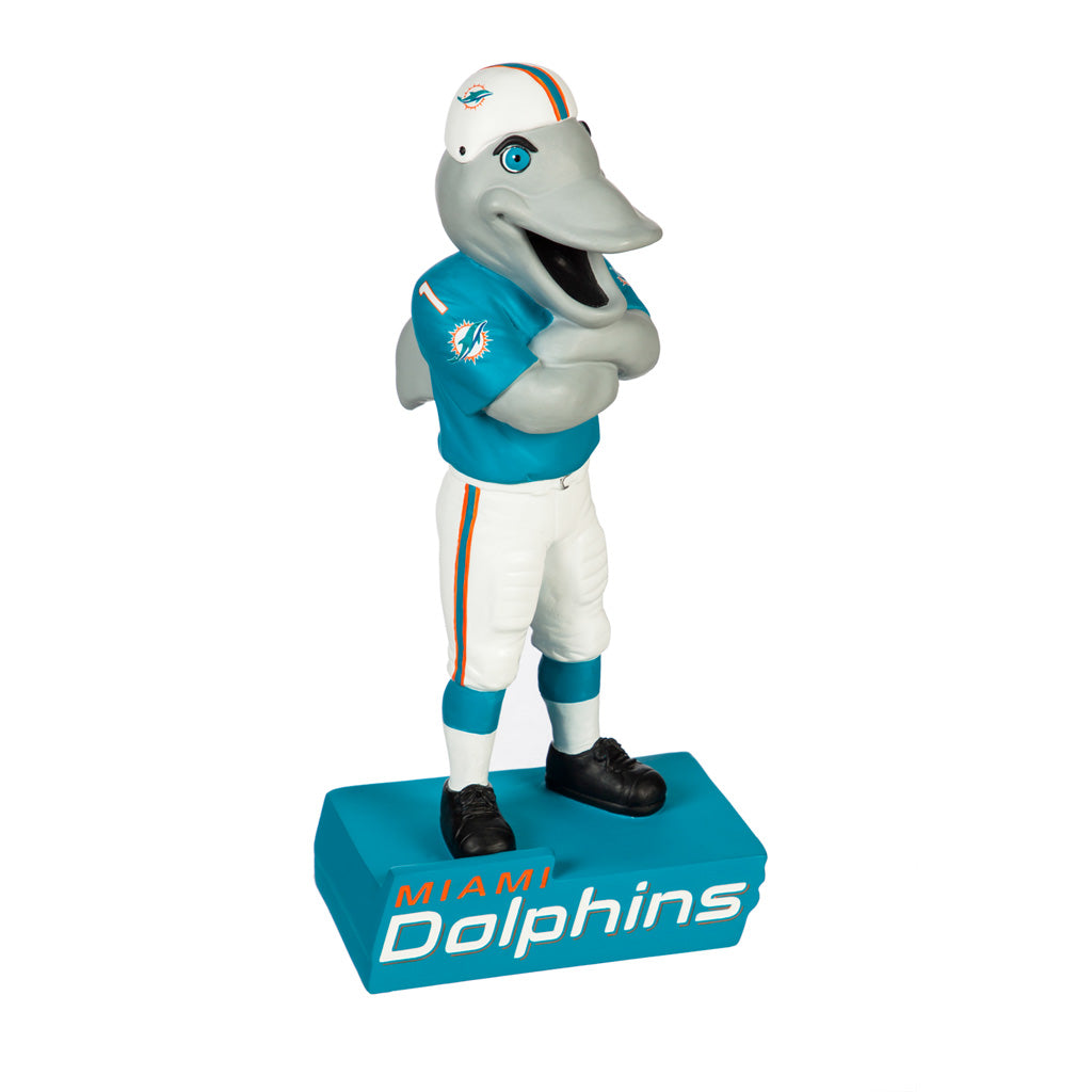 NFL Miami Dolphins Evergreen 16&quot; Mascot Statue