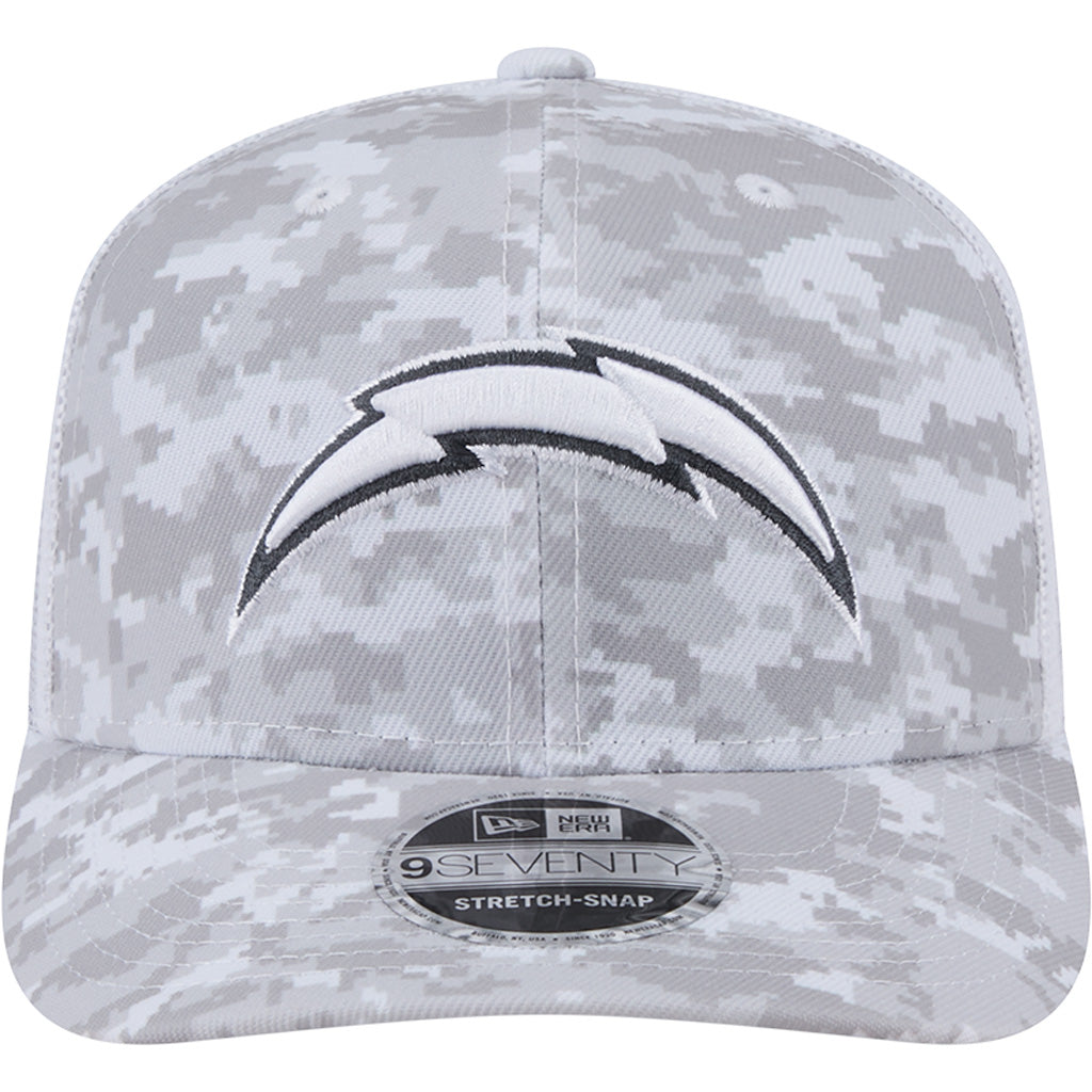 NFL Los Angeles Chargers New Era 2024 Salute to Service 9SEVENTY Stretch-Snapback Hat