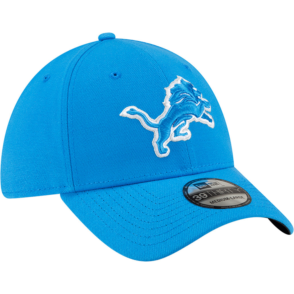 NFL Detroit Lions New Era Team Classic 39THIRTY Flex Fit Hat - Blue