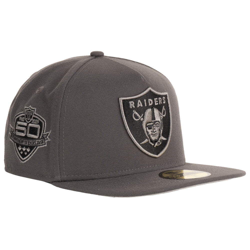 NFL Las Vegas Raiders New Era Carbon A-Frame 59FIFTY Fitted