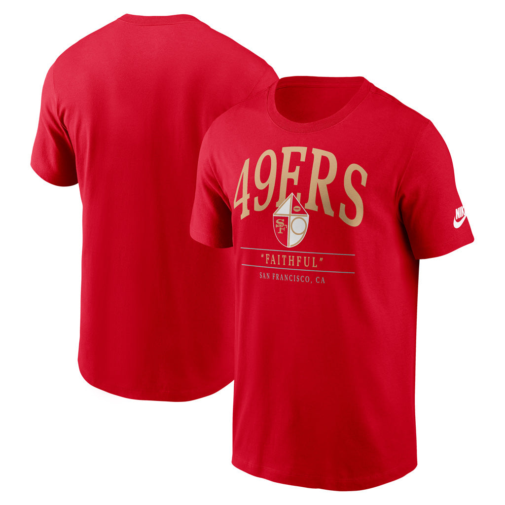 NFL San Francisco 49ers Nike Throwback Arch T-Shirt