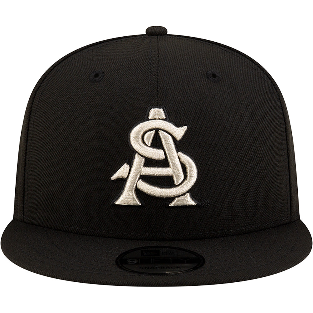 NCAA Arizona State Sun Devils New Era Silver Logo 9FIFTY Snapback