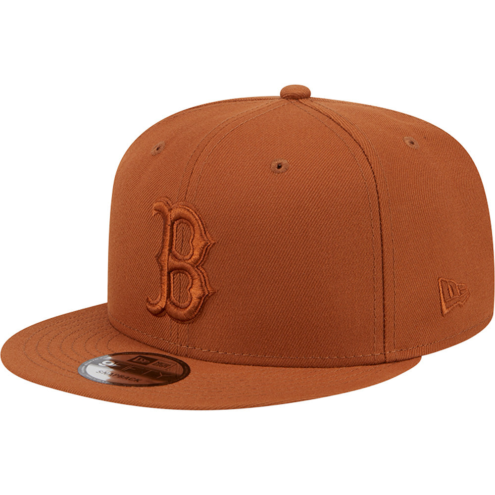 MLB Boston Red Sox New Era Earthly Brown 9FIFTY Snapback Hat