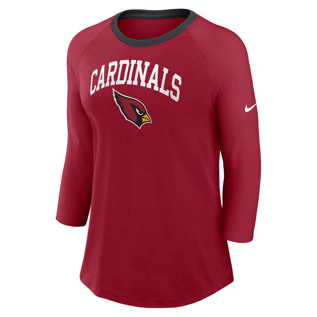 NFL Arizona Cardinals Women&#39;s Nike Fashion 3/4 Sleeve Tee