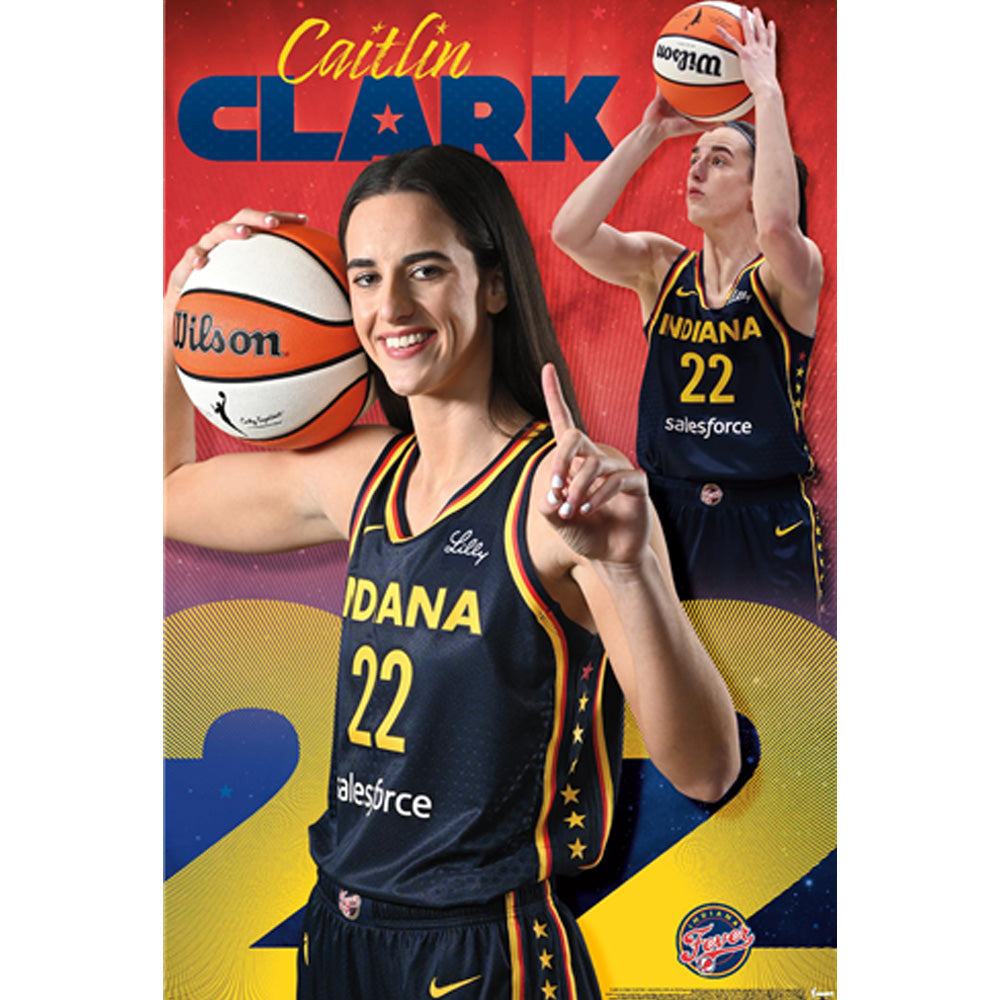 WNBA Indiana Fever Caitlin Clark Trends Action Poster