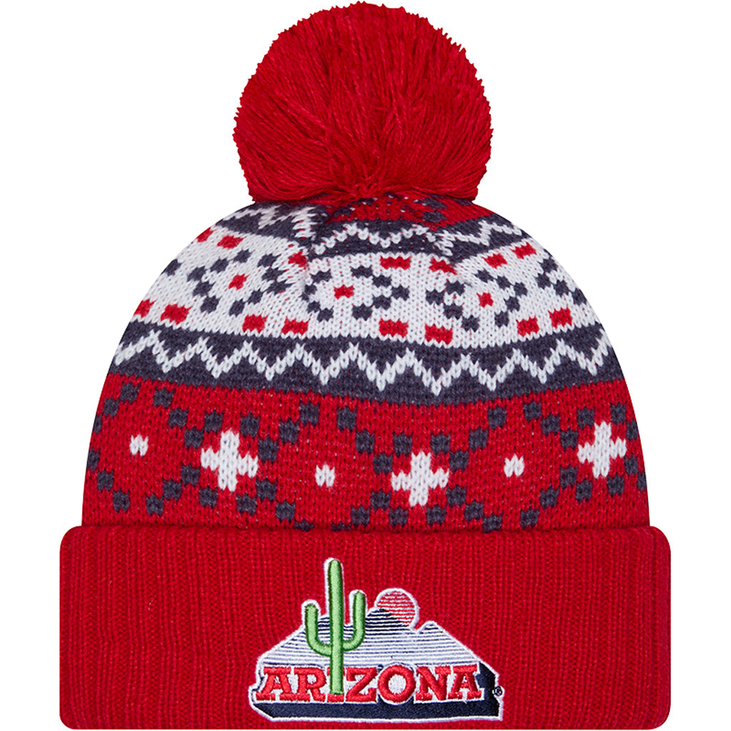 NCAA Arizona Wildcats New Era Nostalgia Knit Hat